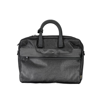 Black Polyester Handbag