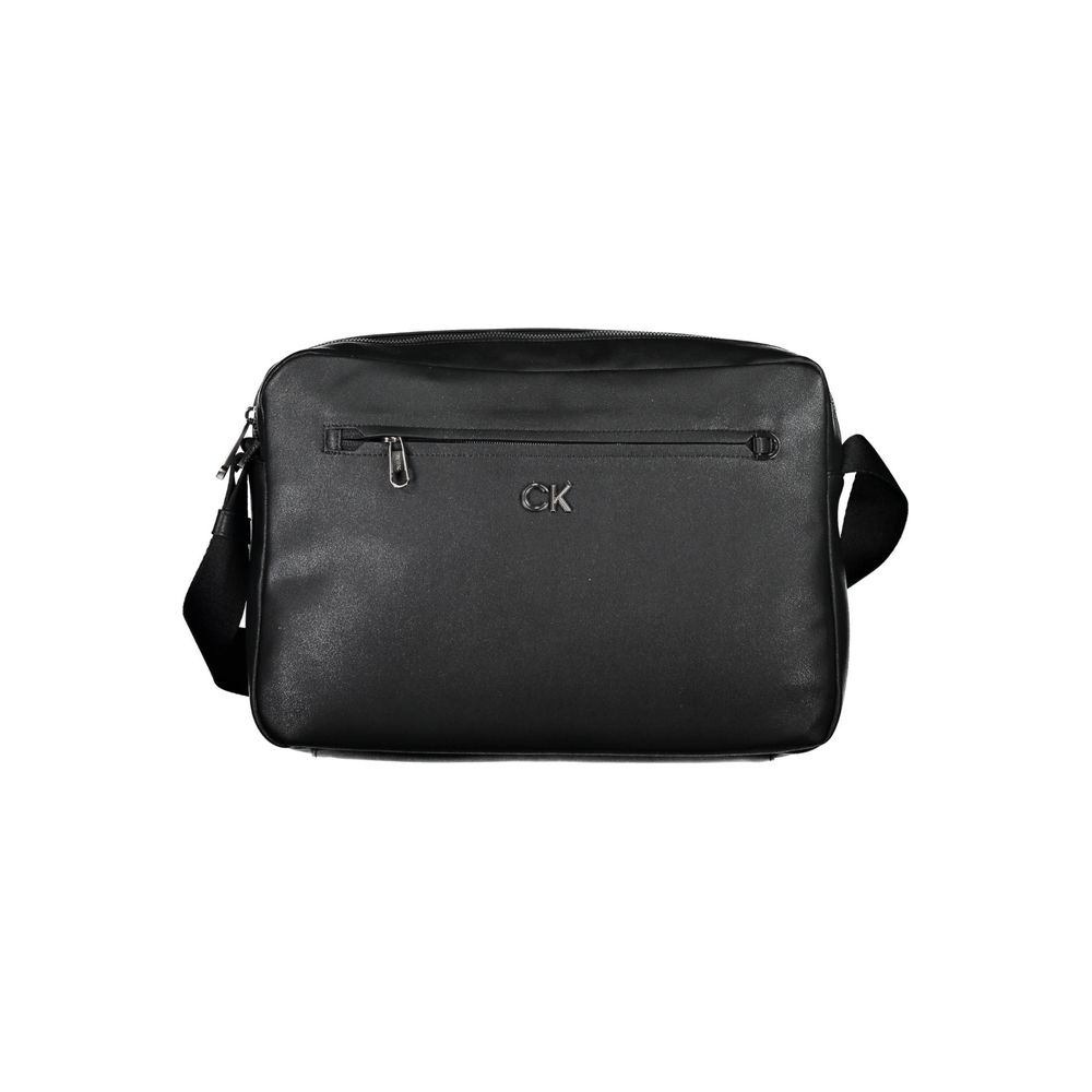 Black Polyester Handbag