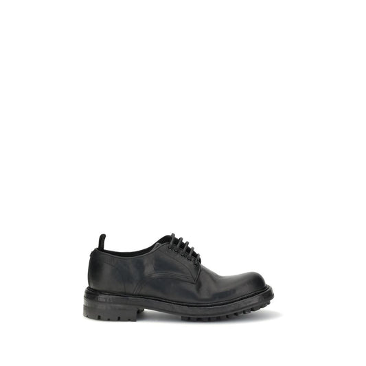 Black Calf Leather Bos Taurus Oxfords And Derbies