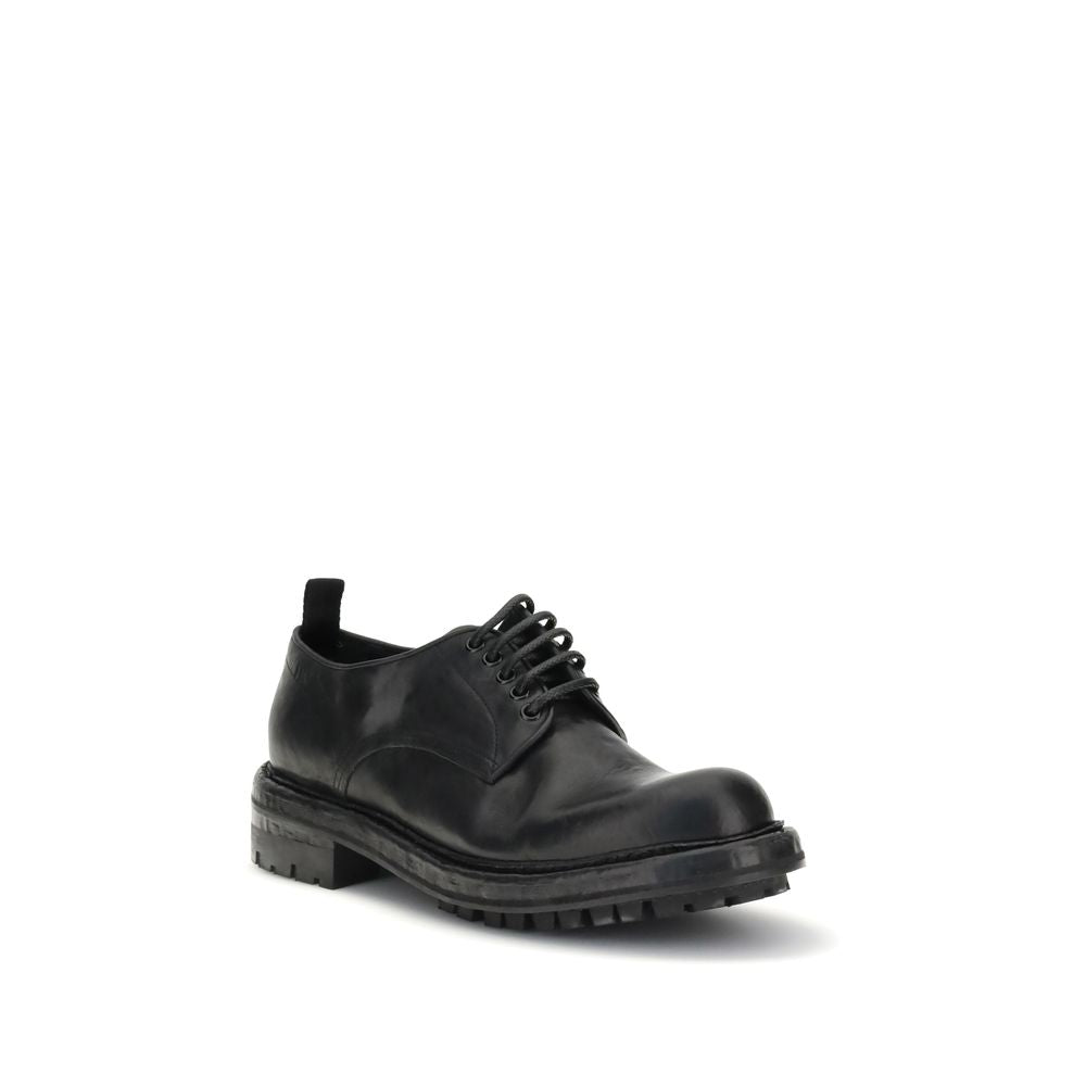 Black Calf Leather Bos Taurus Oxfords And Derbies