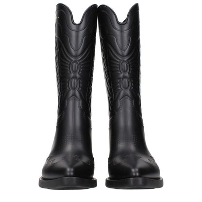 Black Cotton Boots
