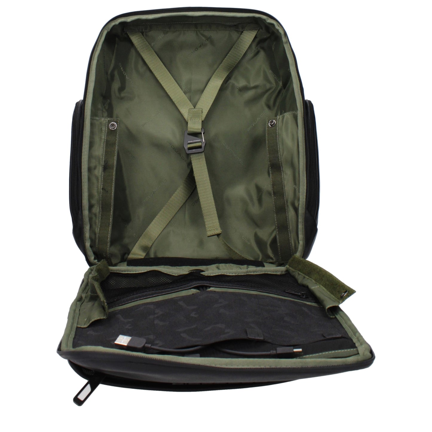 Black Leather Backpack