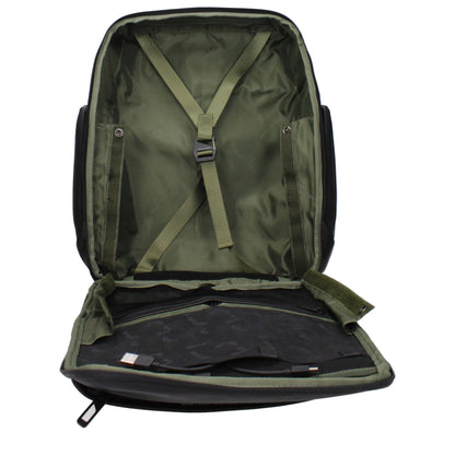 Black Leather Backpack