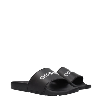 Black Cotton Slippers