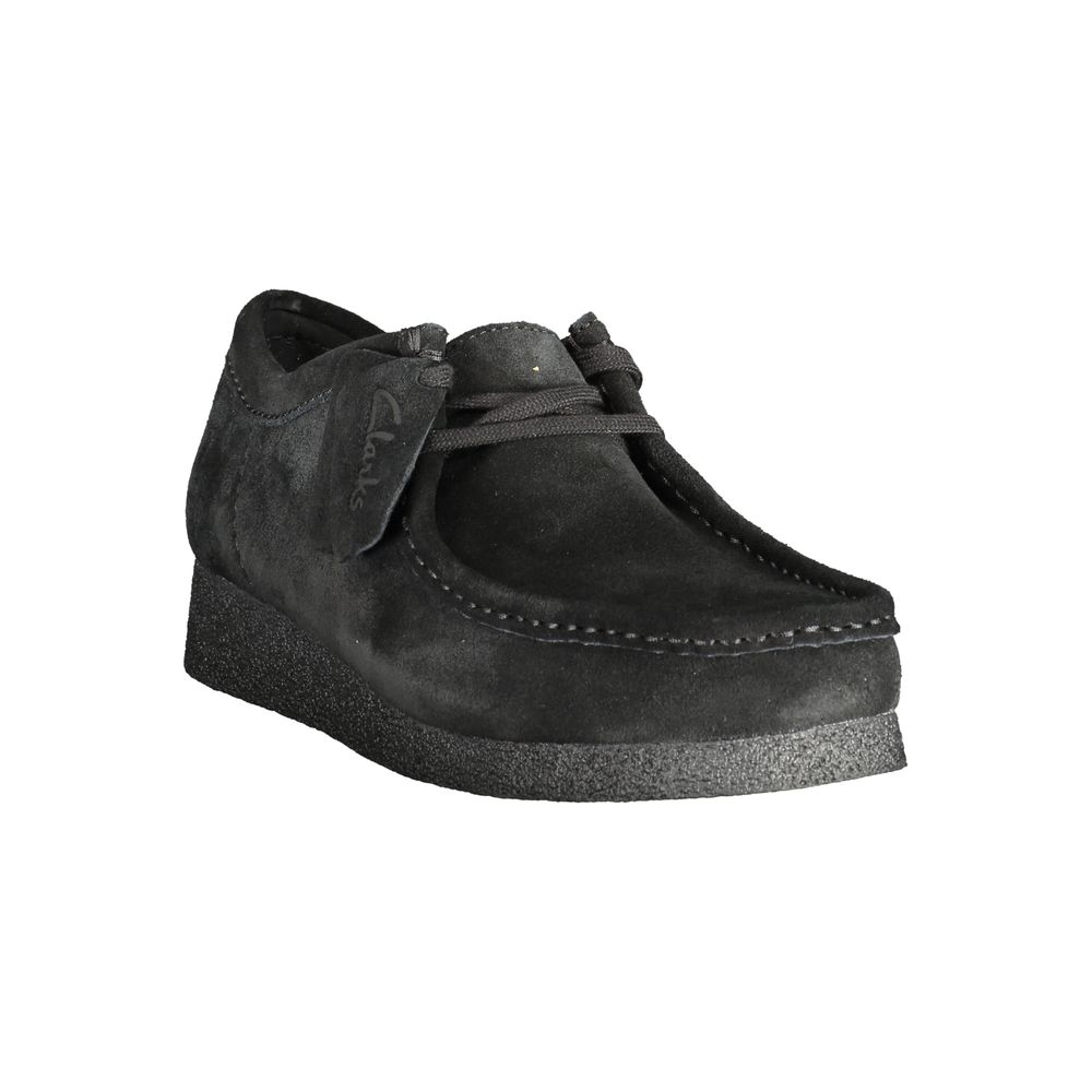 Black Leather Men Sneaker