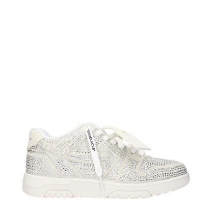 Beige Leather Low Top Sneakers