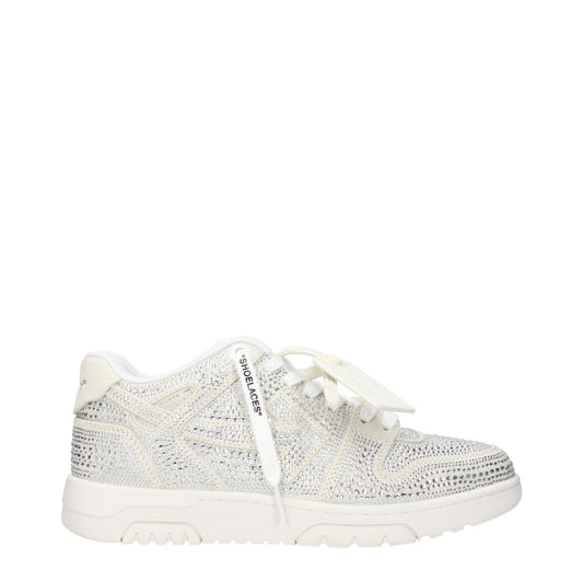 Beige Leather Low Top Sneakers