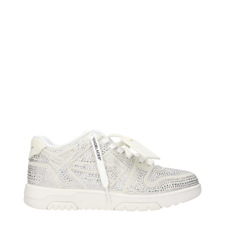 Beige Leather Low Top Sneakers