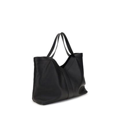 Black Calf Leather Bos Taurus Shoulder Bag