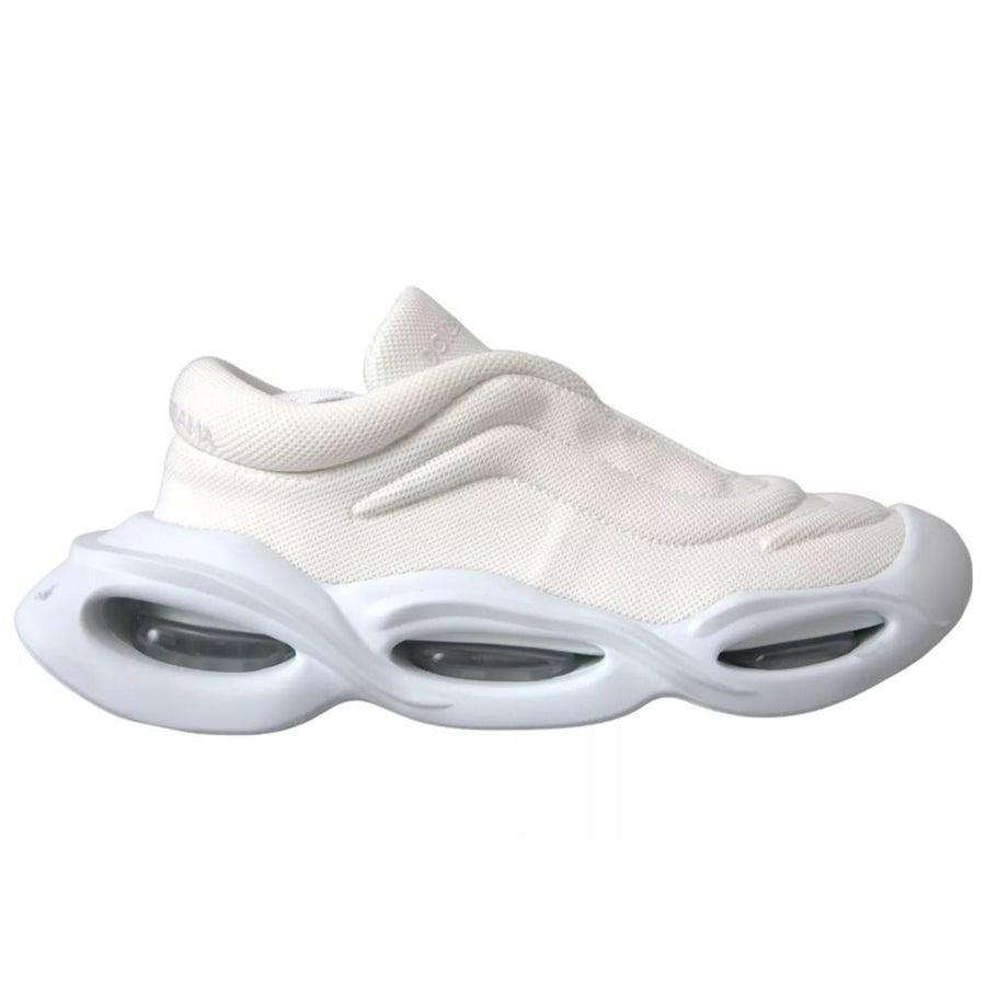 White Polyester Sneaker