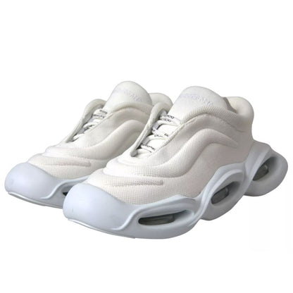 White Polyester Sneaker