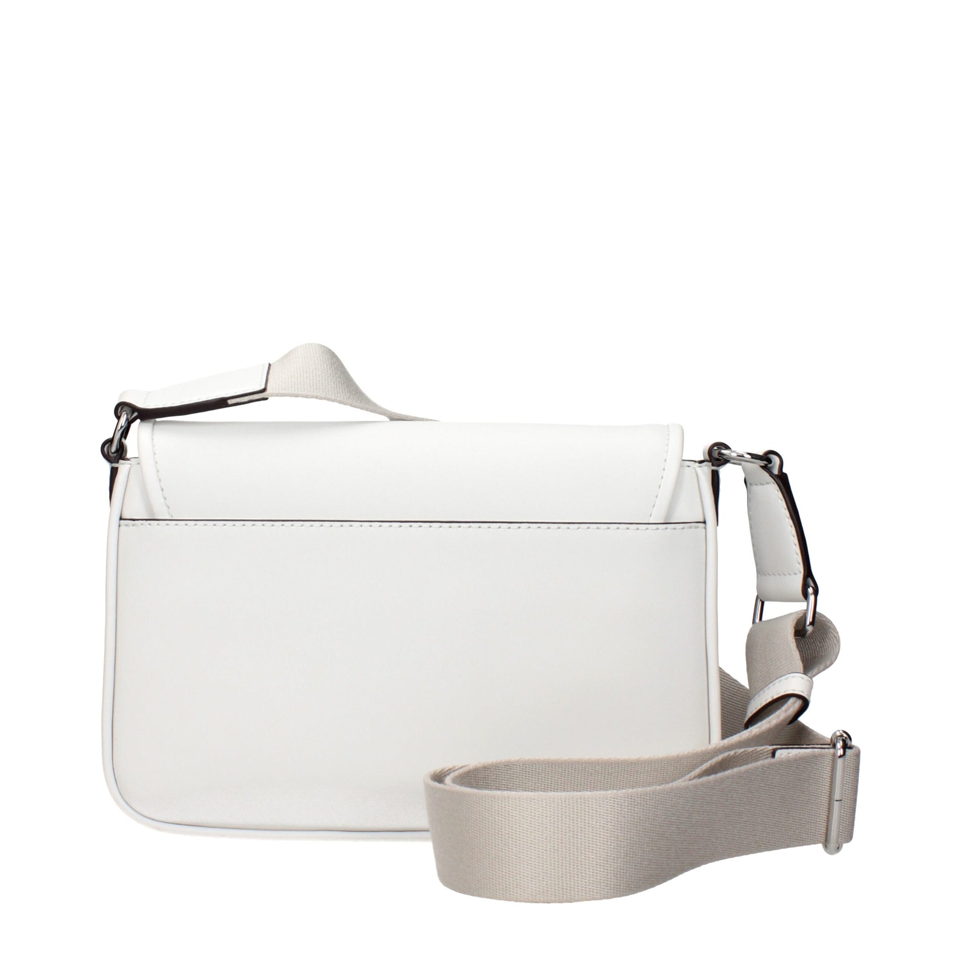 White Leather Crossbody Bag
