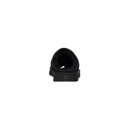 Black Suede Leather Clog
