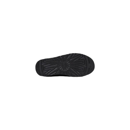 Black Suede Leather Clog