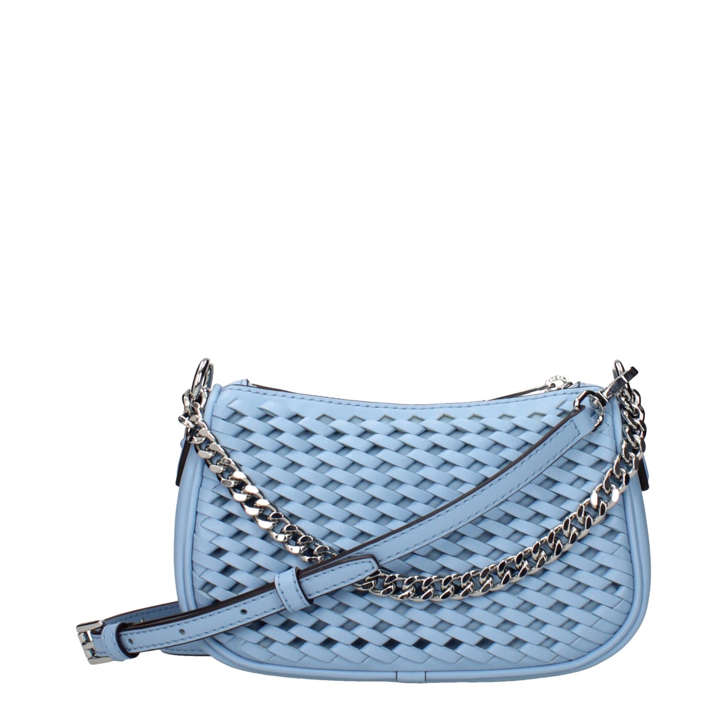 Light Blue Leather Handbag