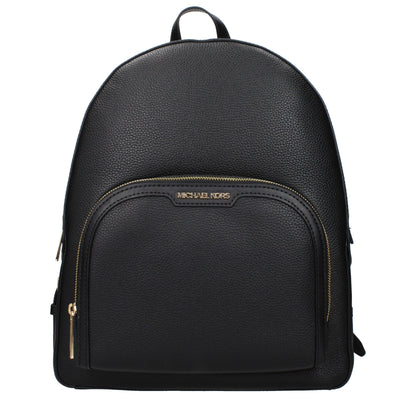 Black Leather Backpack