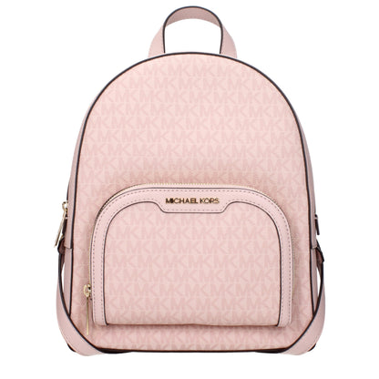 Pink Fabric Backpack