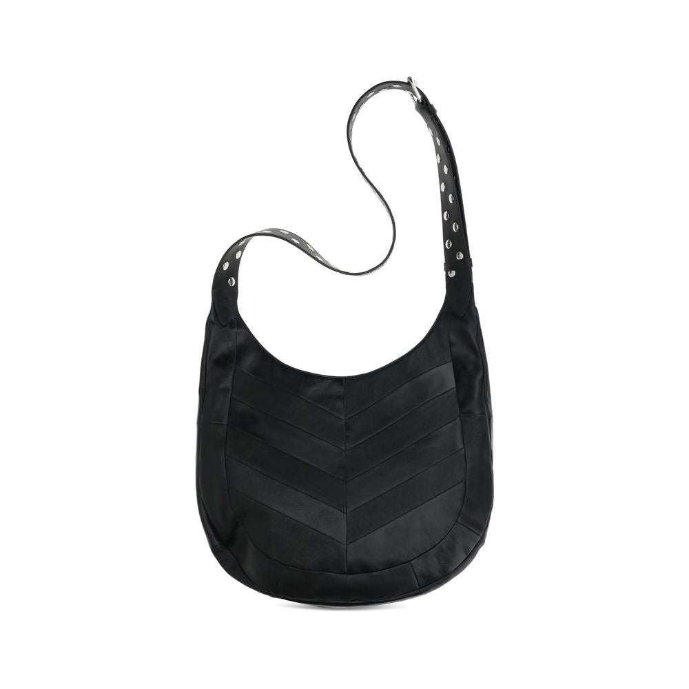Black Leather Shoulder Bag