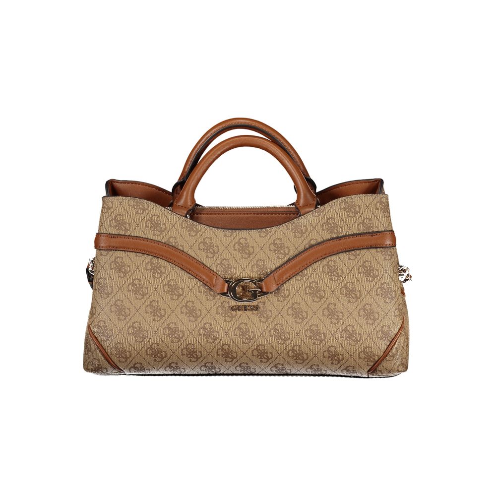 Beige Polyethylene Handbag