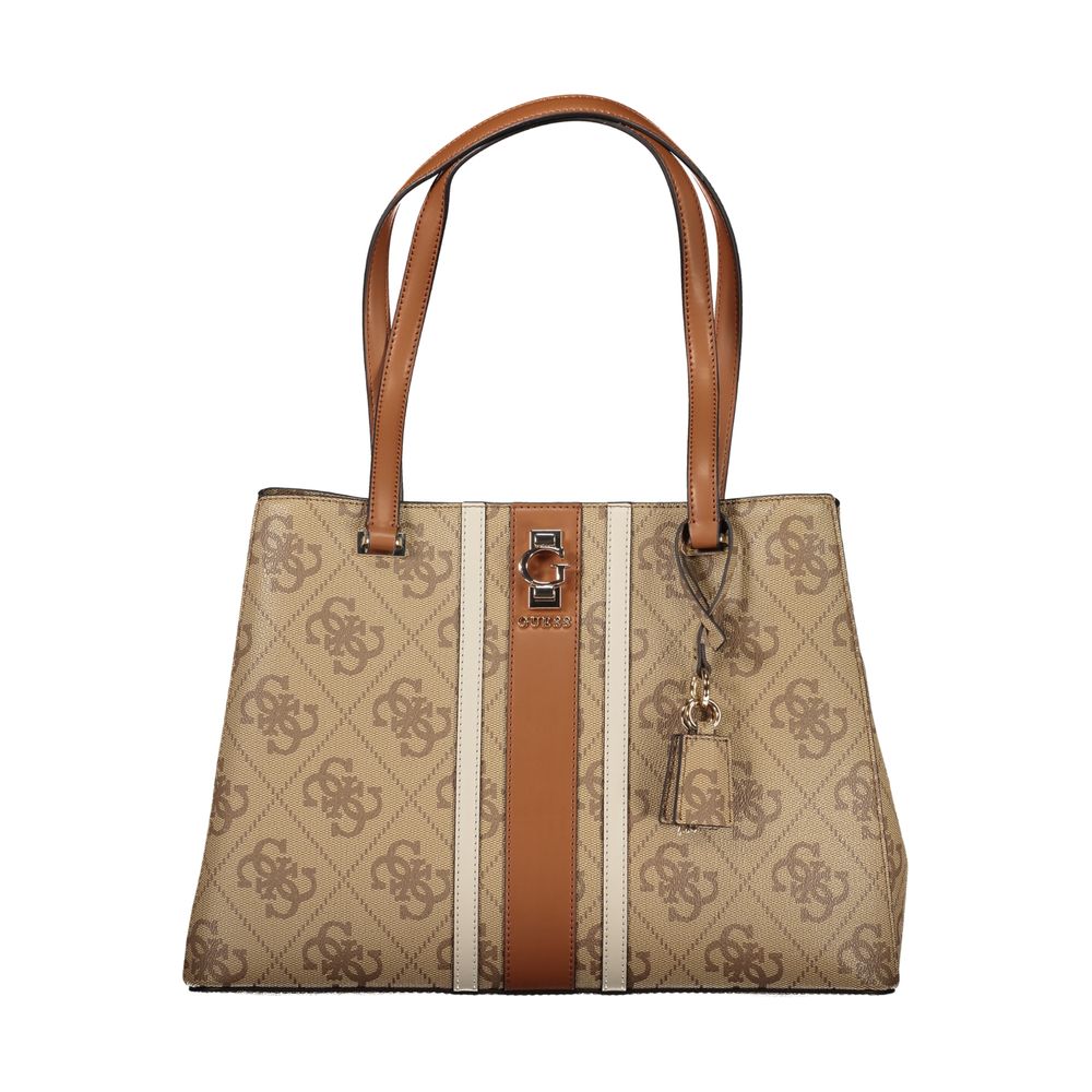 Beige Polyethylene Handbag