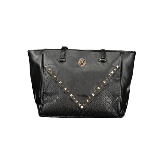 Black PVC Women Handbag