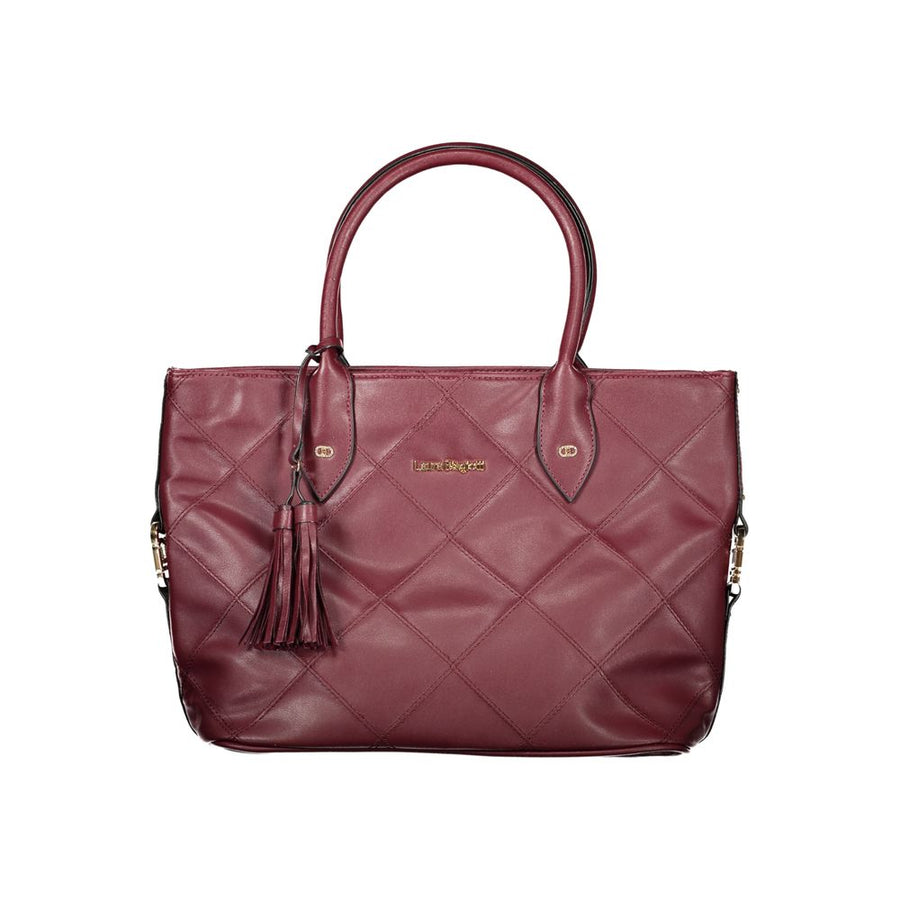 Red PVC Women Handbag