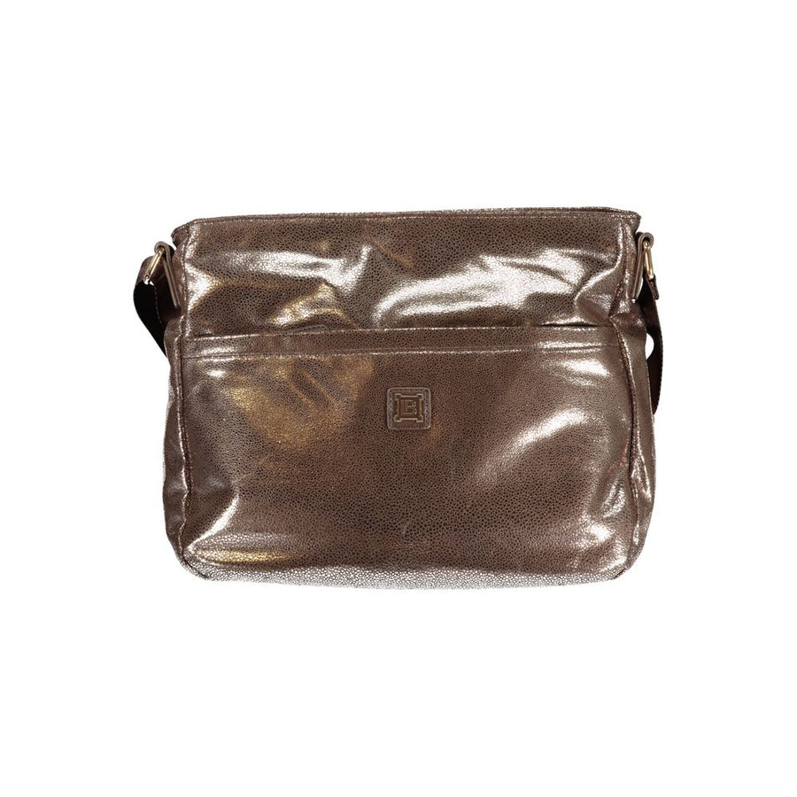 Bronze Polyester Women Handbag