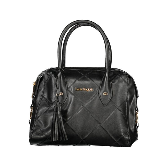 Black PVC Women Handbag
