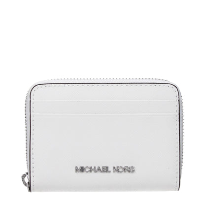 White Leather Cardholder