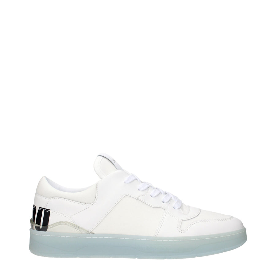 White Leather Low Tops