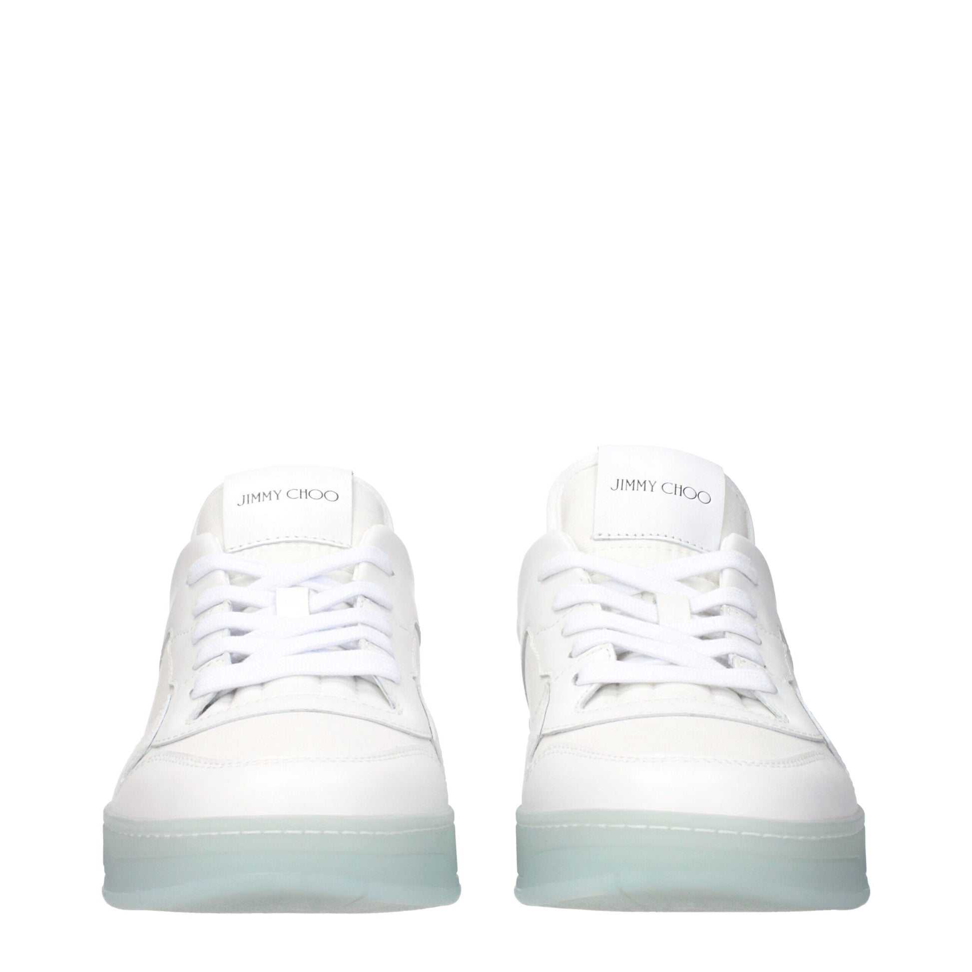 White Leather Low Tops