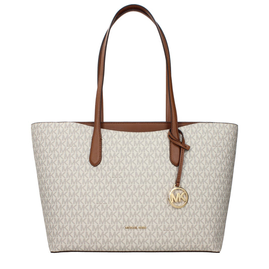 Beige Fabric Shoulder Bag