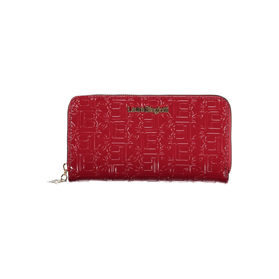 Red Polyethylene Women Wallet