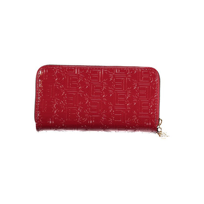 Red Polyethylene Women Wallet
