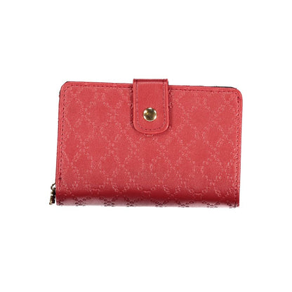 Red Polyethylene Women Wallet