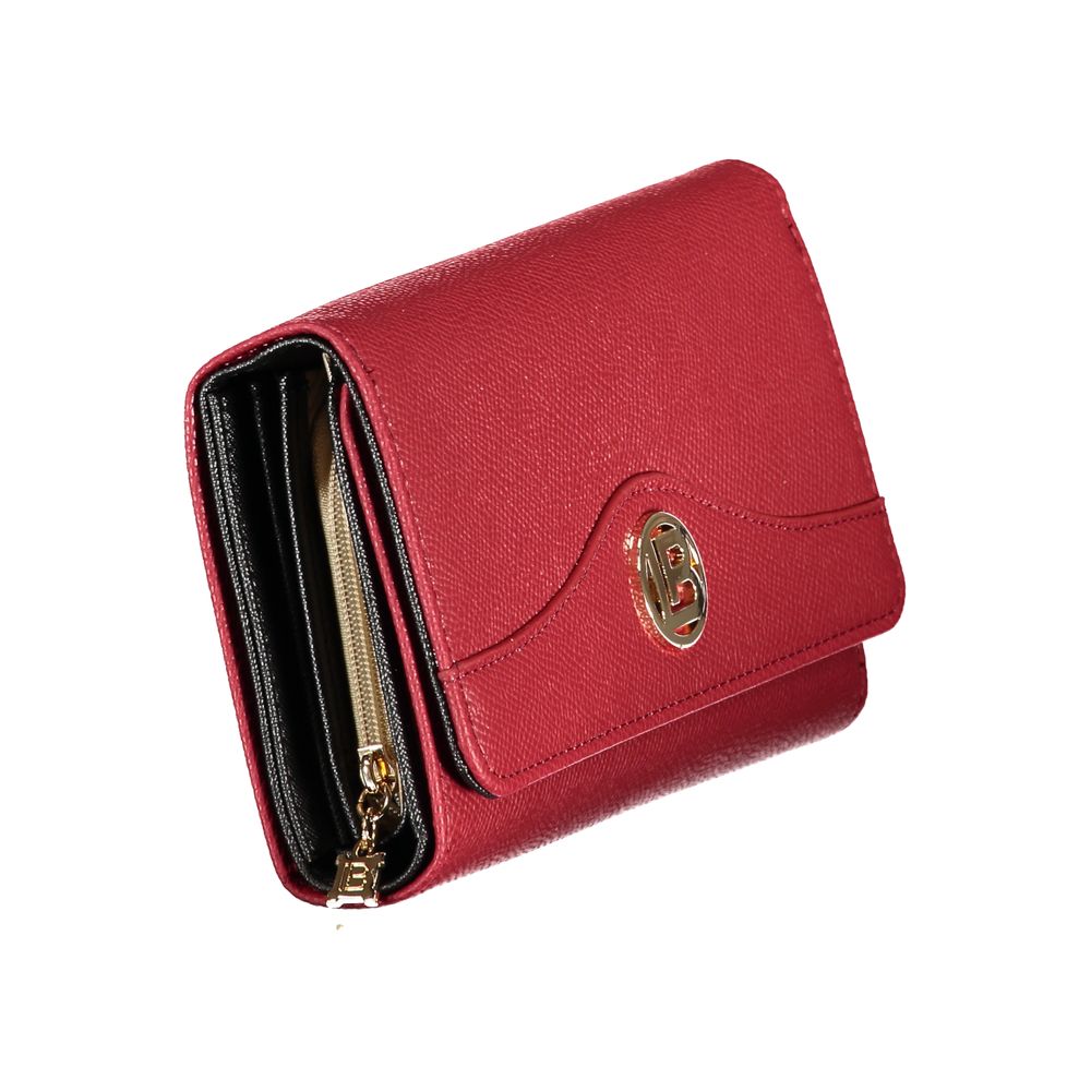 Red Polyethylene Women Wallet