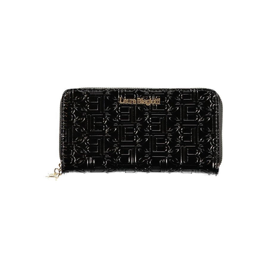 Black Polyethylene Women Wallet