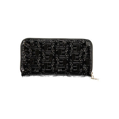Black Polyethylene Women Wallet