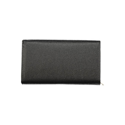 Black Polyethylene Women Wallet