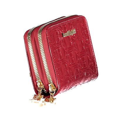 Red Polyethylene Women Wallet