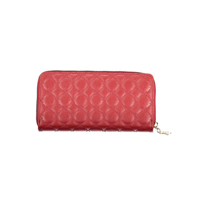Red Polyethylene Women Wallet