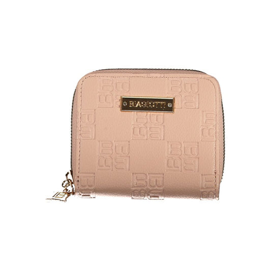 Pink Polyethylene Women Wallet