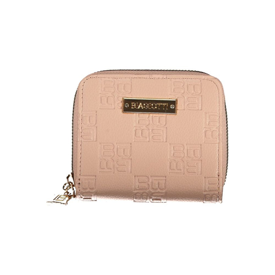 Pink Polyethylene Women Wallet