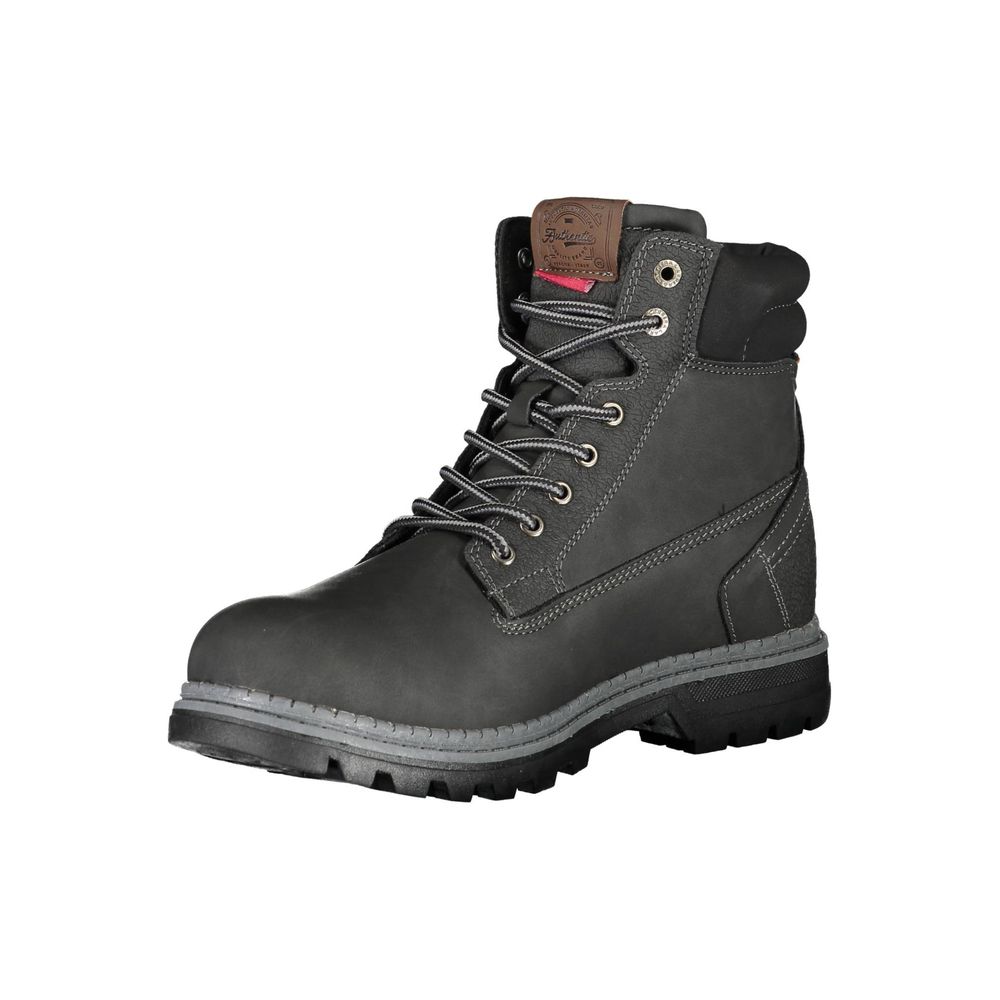 Black Polyester Ankle