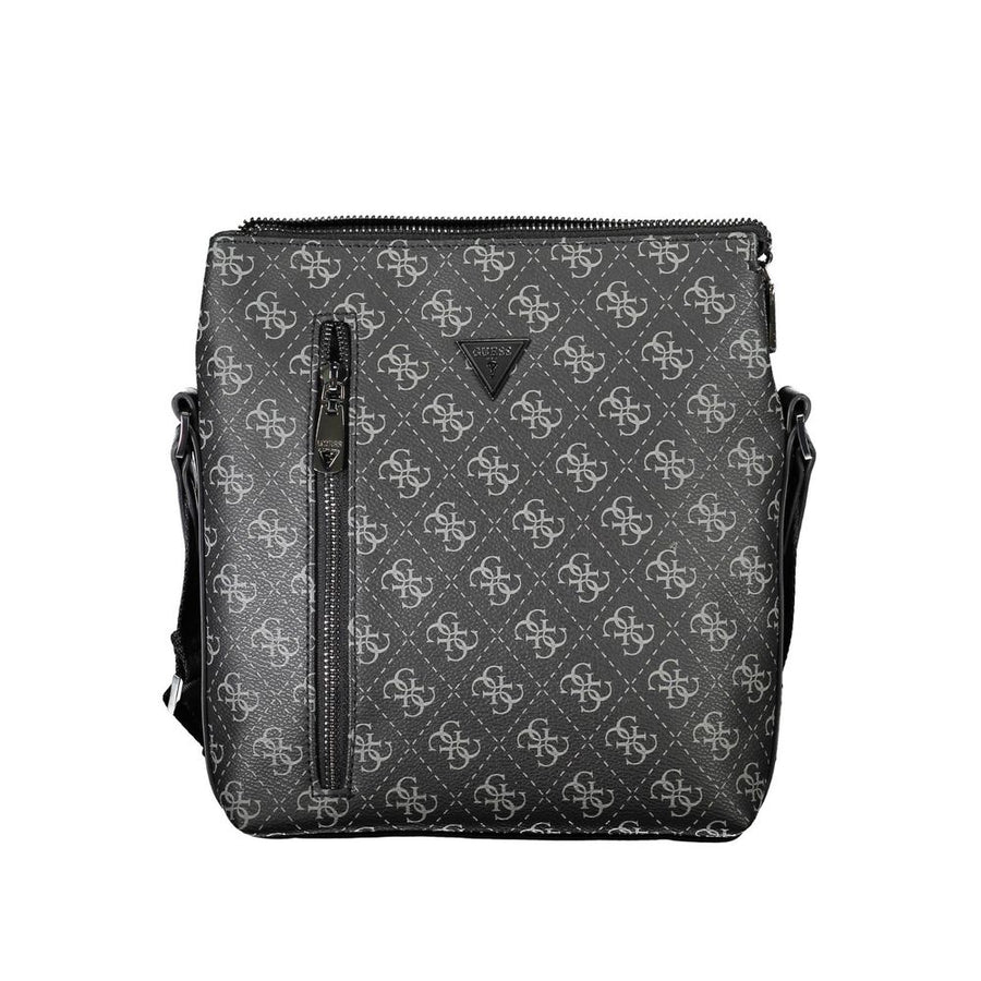 Black Polyethylene Shoulder Bag