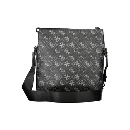Black Polyethylene Shoulder Bag