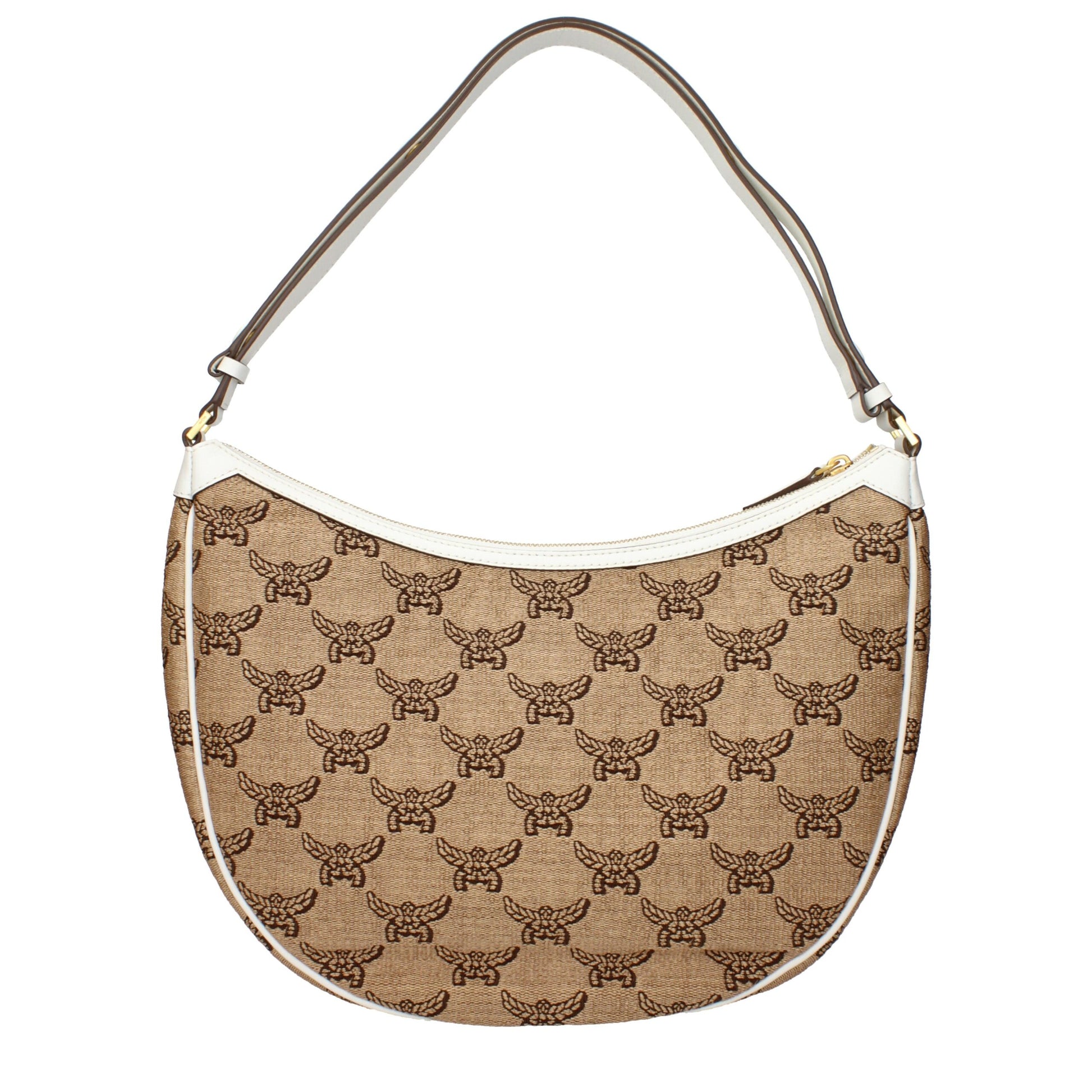 Beige Raffia Shoulder Bag