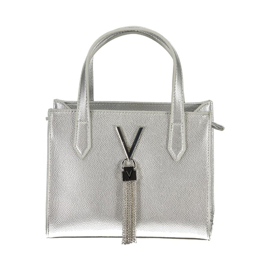 Gray Polyethylene Women Handbag