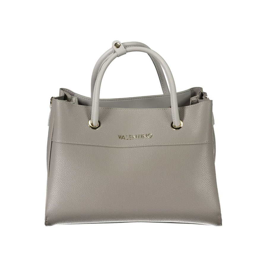 Gray Polyethylene Women Handbag