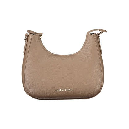 Brown Polyethylene Women Handbag